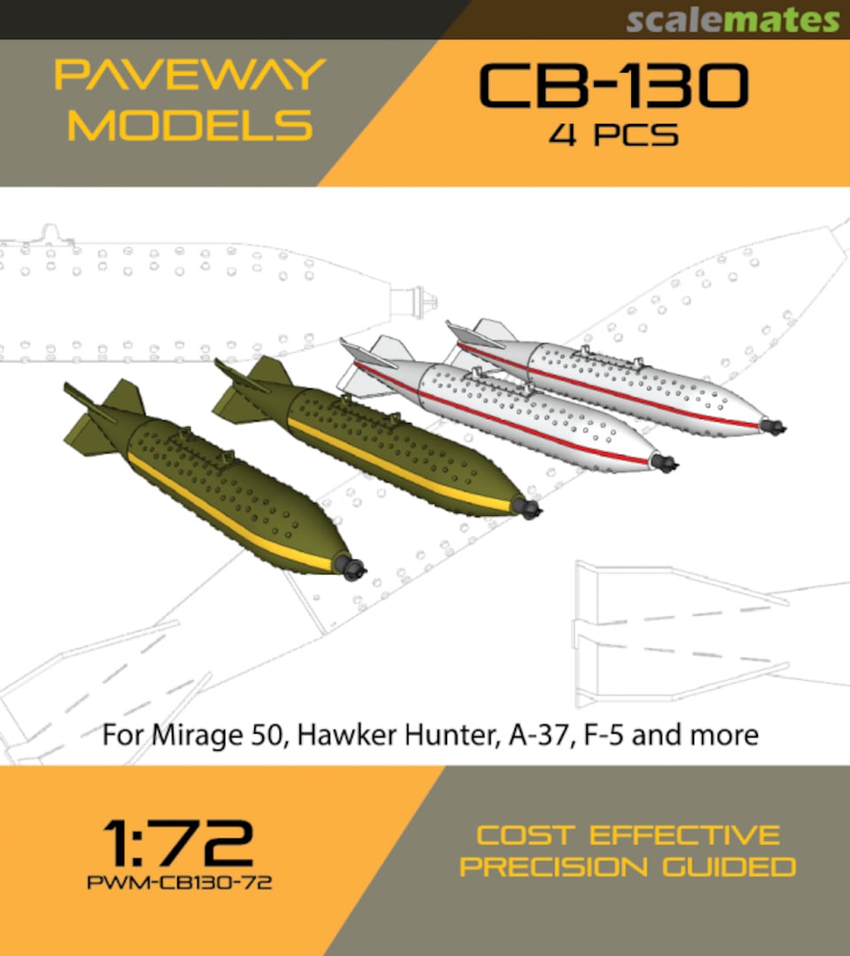 Boxart CB-130 PWM-CB130-72 Paveway Models