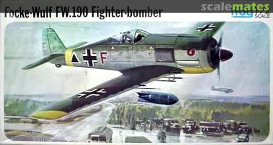 Boxart Focke-Wulf Fw.190 Fighter-bomber F393 FROG