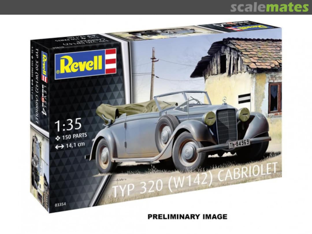 Boxart Typ 320 (W142) Cabriolet 63354 Revell