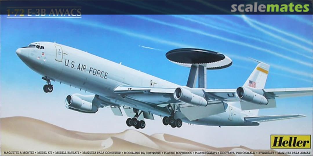 Boxart E-3B AWACS 80308 Heller