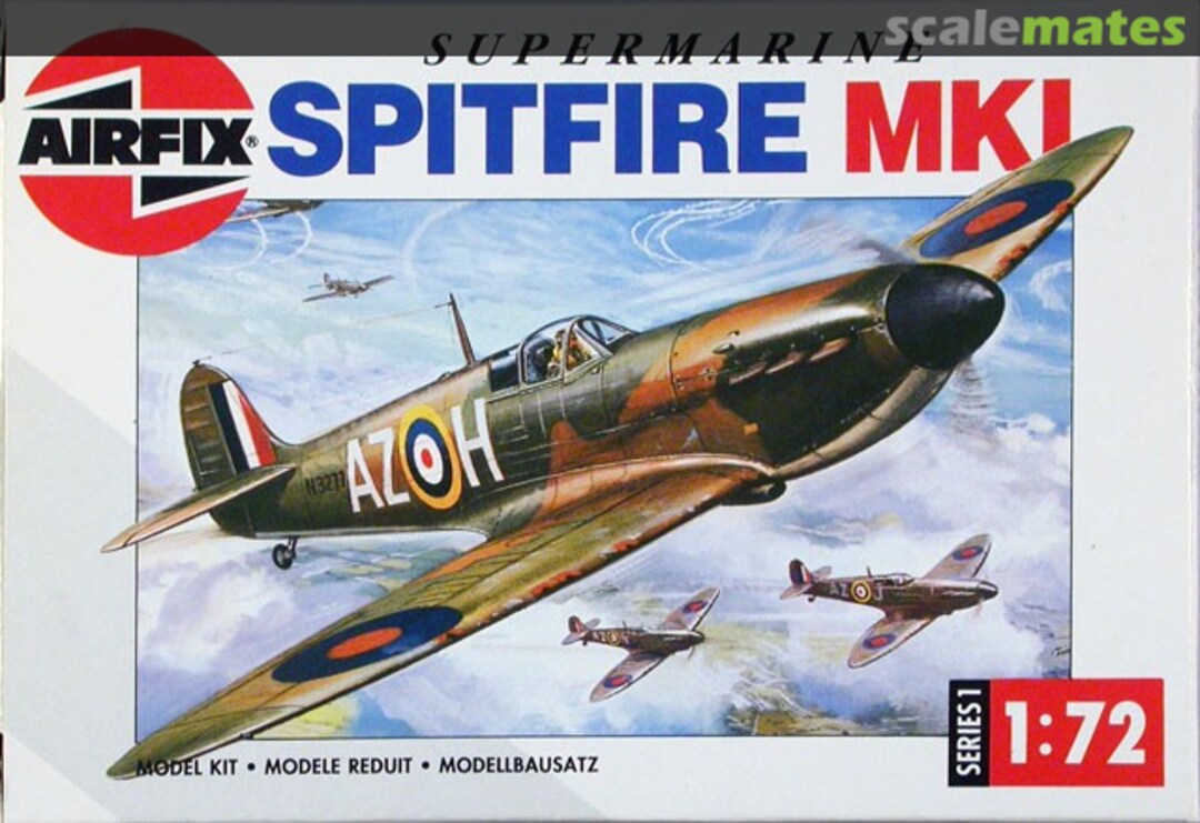 Boxart Supermarine Spitfire MkI 01071 Airfix