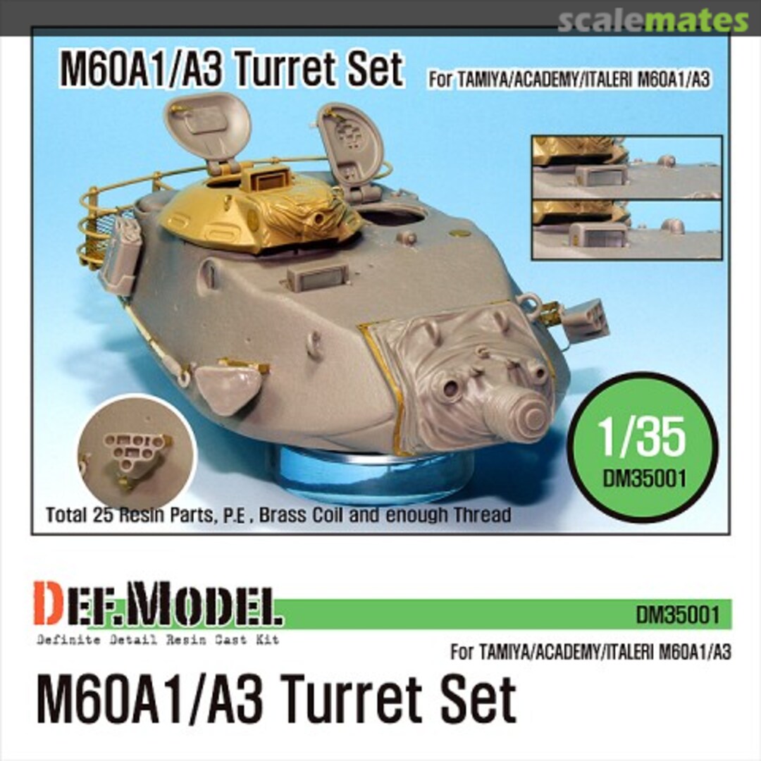 Boxart M60A1/A3 Turret set (for M60A1/A3) DM35001 Def.Model