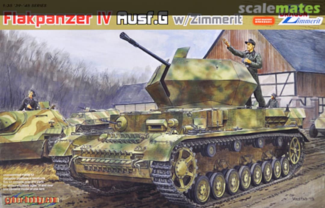 Boxart Flakpanzer IV Ausf. G w/Zimmerit 6746 Dragon