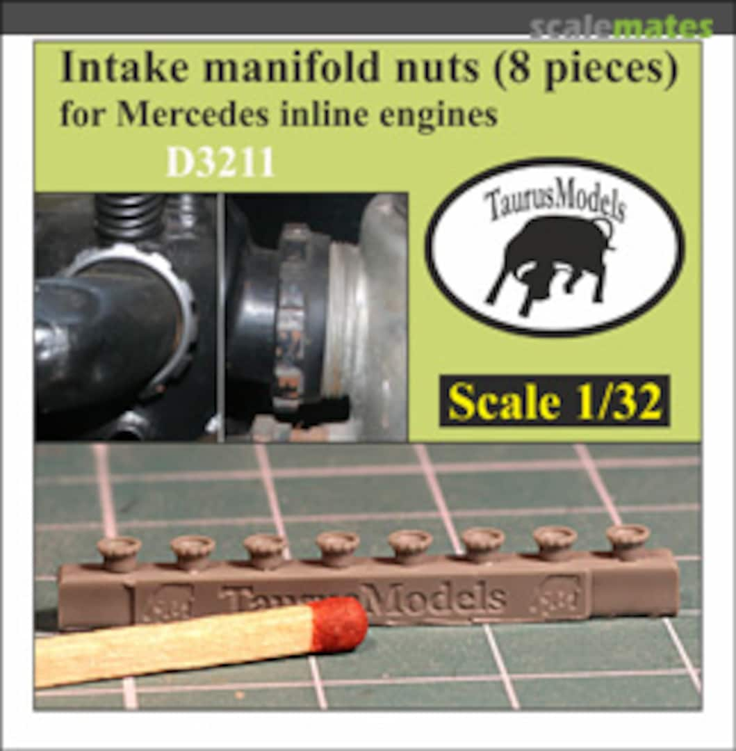 Boxart Intake manifold nuts (8 Pieces) D3211 Taurus Models