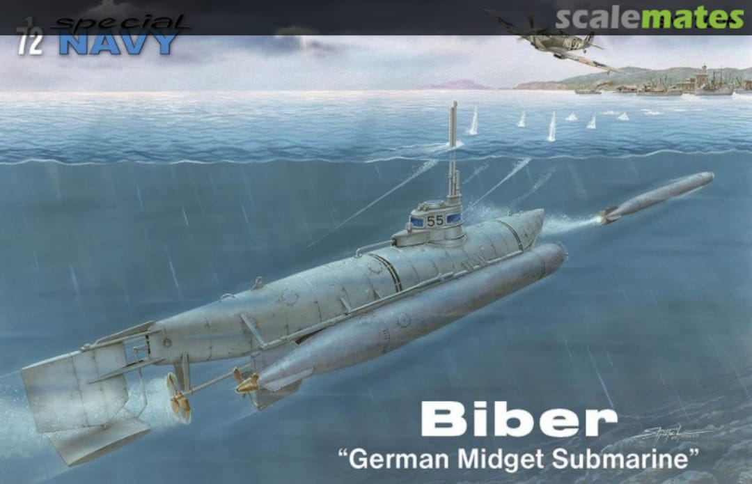 Boxart Biber "German Midget Submarine" SN72006 Special Navy