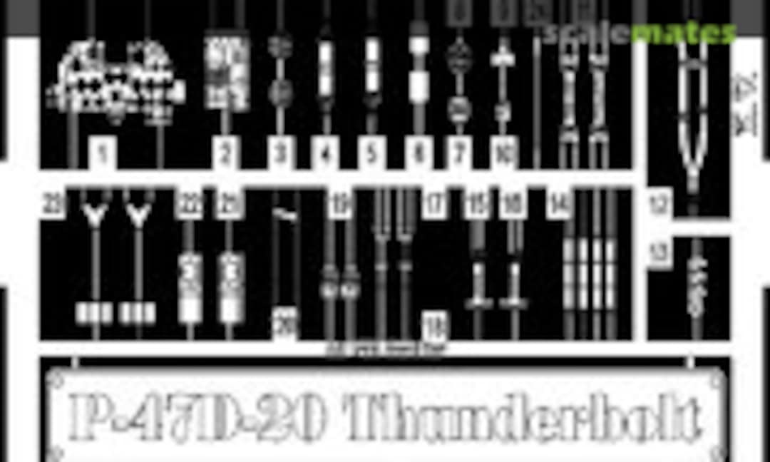 1:72 P-47D-20 Thunderbolt (Eduard SS114)