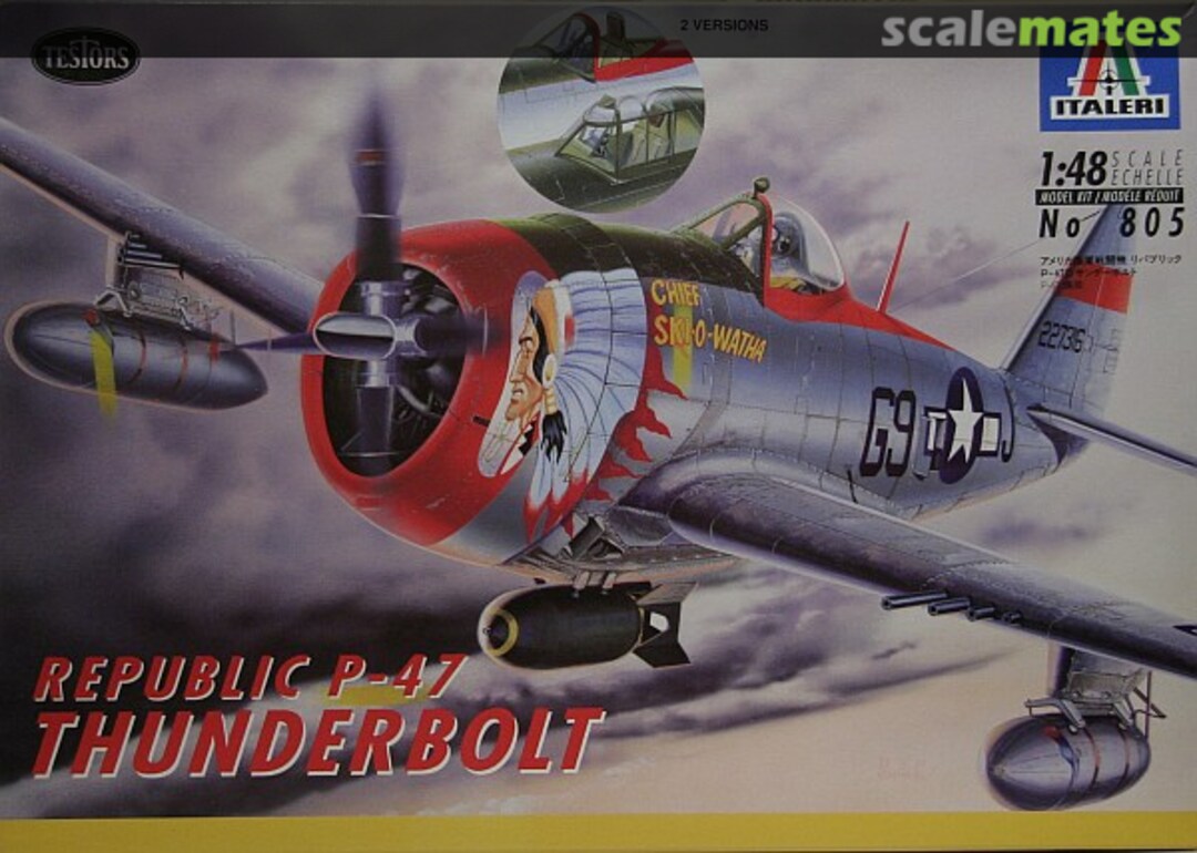 Boxart Thunderbolt 805 Testors/Italeri