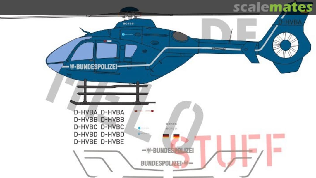 Boxart EC-135 "Bundespolizei" DF21972 DF HeloStuff