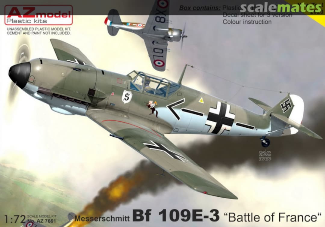 Boxart Messerschmitt Bf 109E-3 AZ7661 AZmodel