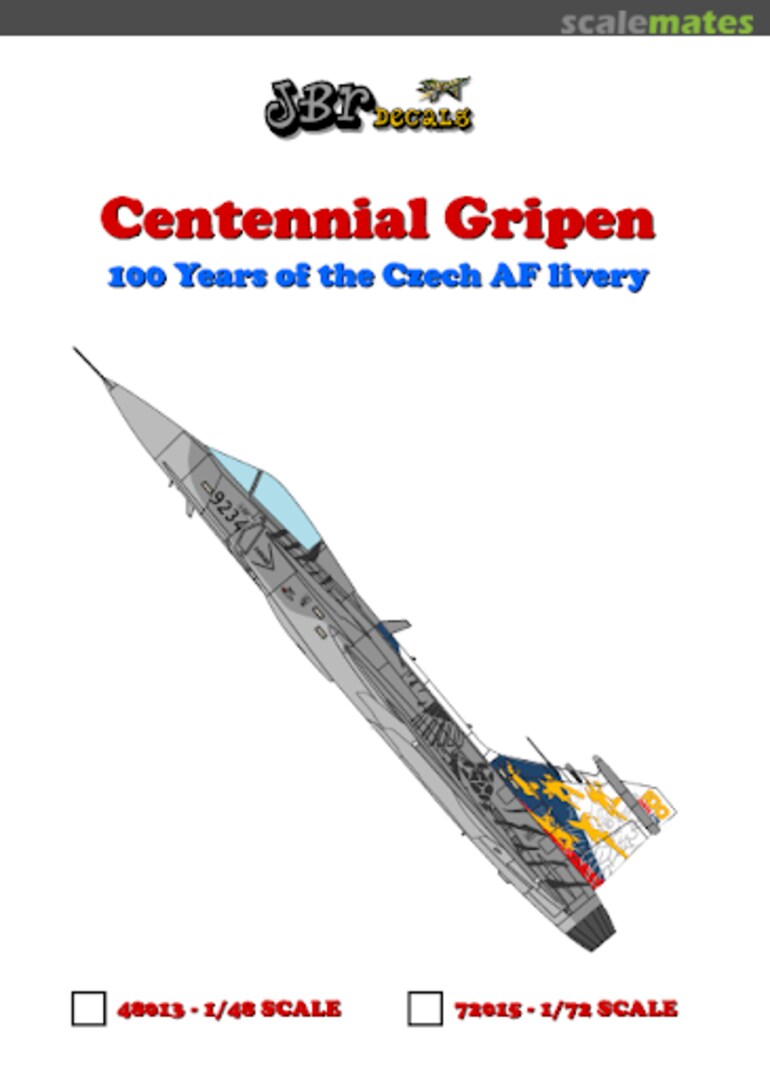 Boxart Centennial Gripen 1/48 48013 JBr Decals