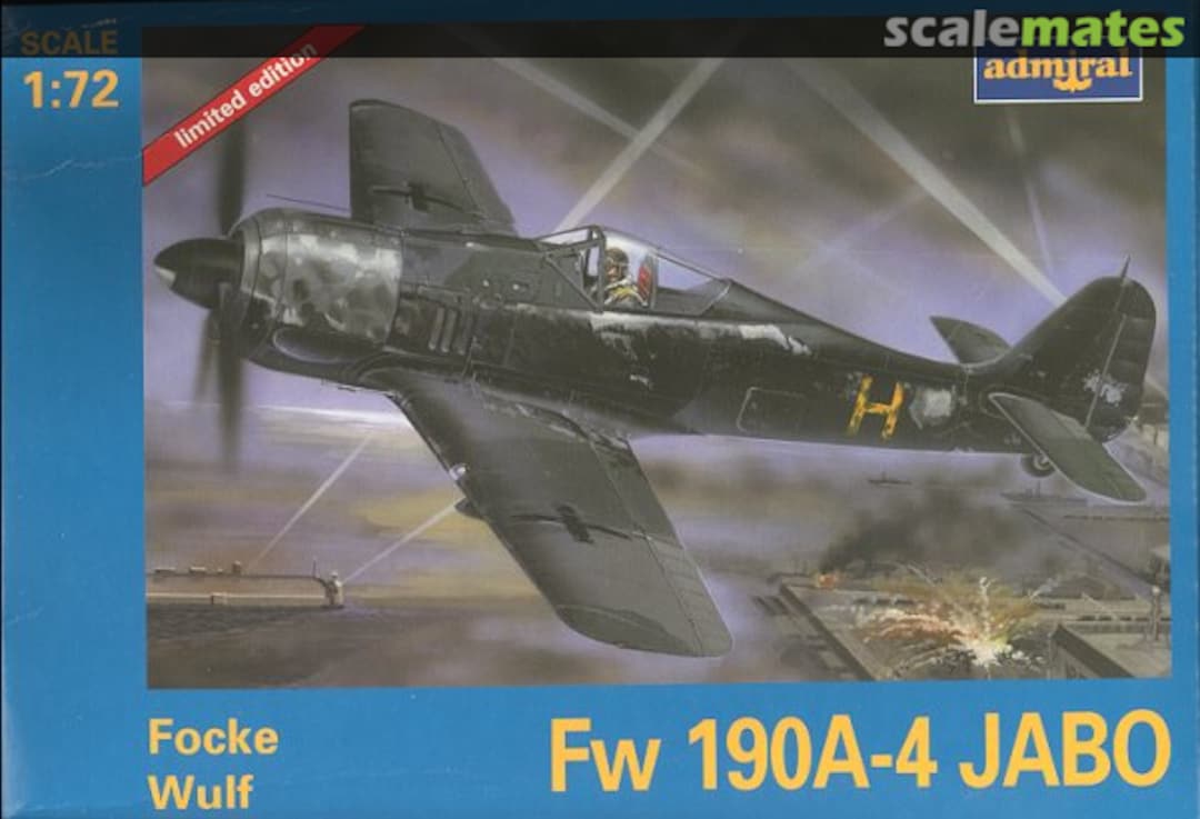 Boxart Focke-Wulf Fw 190 A-4/Jabo ADM7201 Admiral