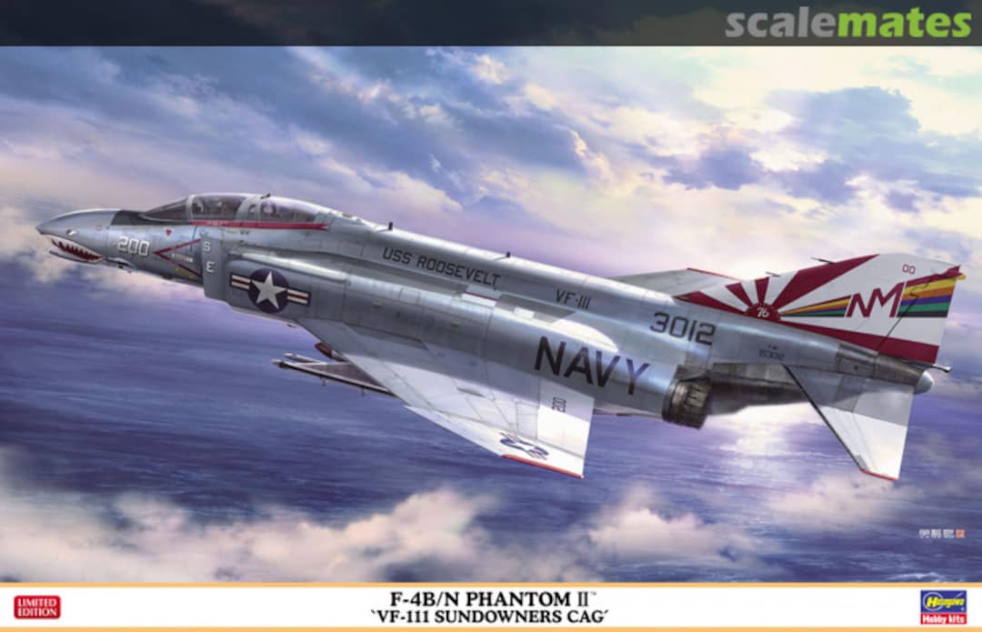 Boxart F-4B/N Phantom II `VF-111 Sundowners CAG´ 07503 Hasegawa