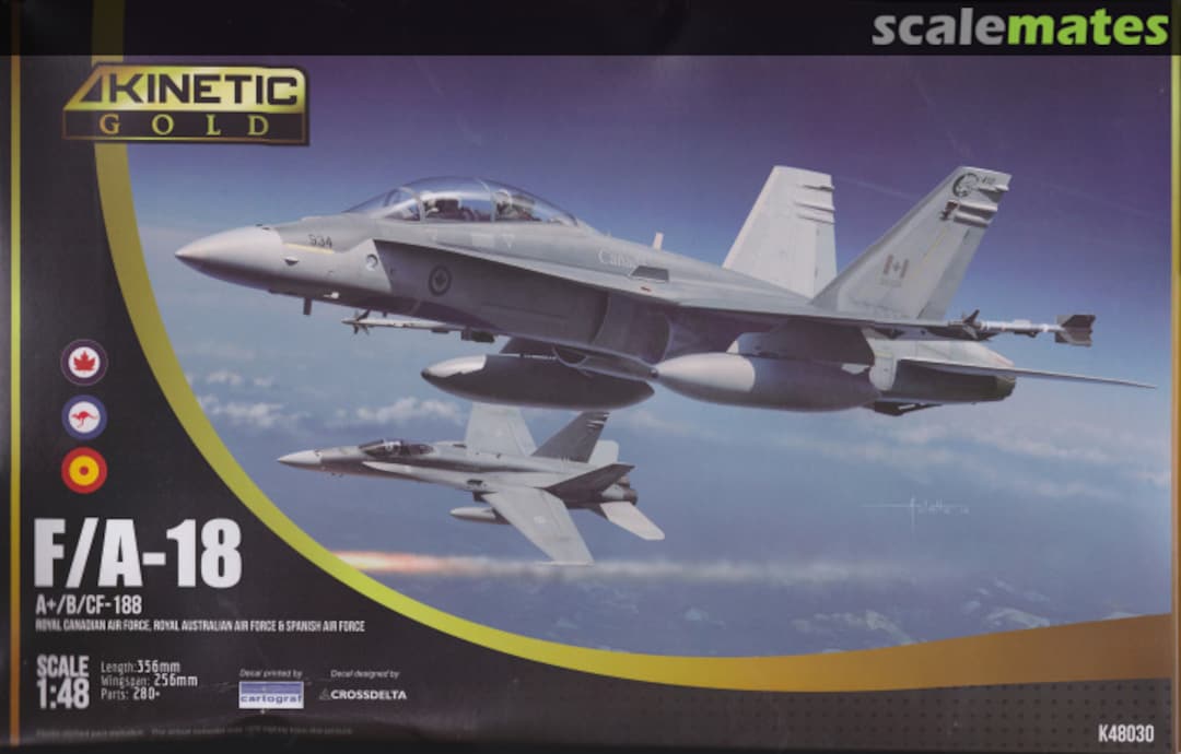 Boxart F/A-18A+/B/CF-188 K48030 Kinetic