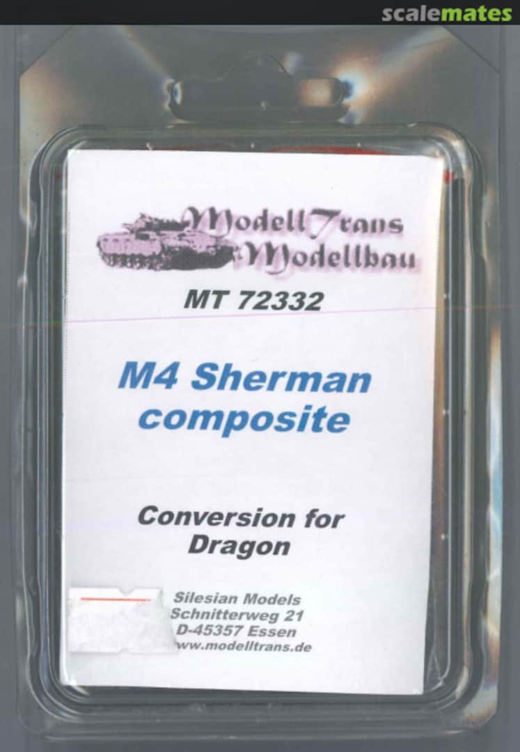 Boxart M4 Sherman composite MT 72332 Modell Trans Modellbau