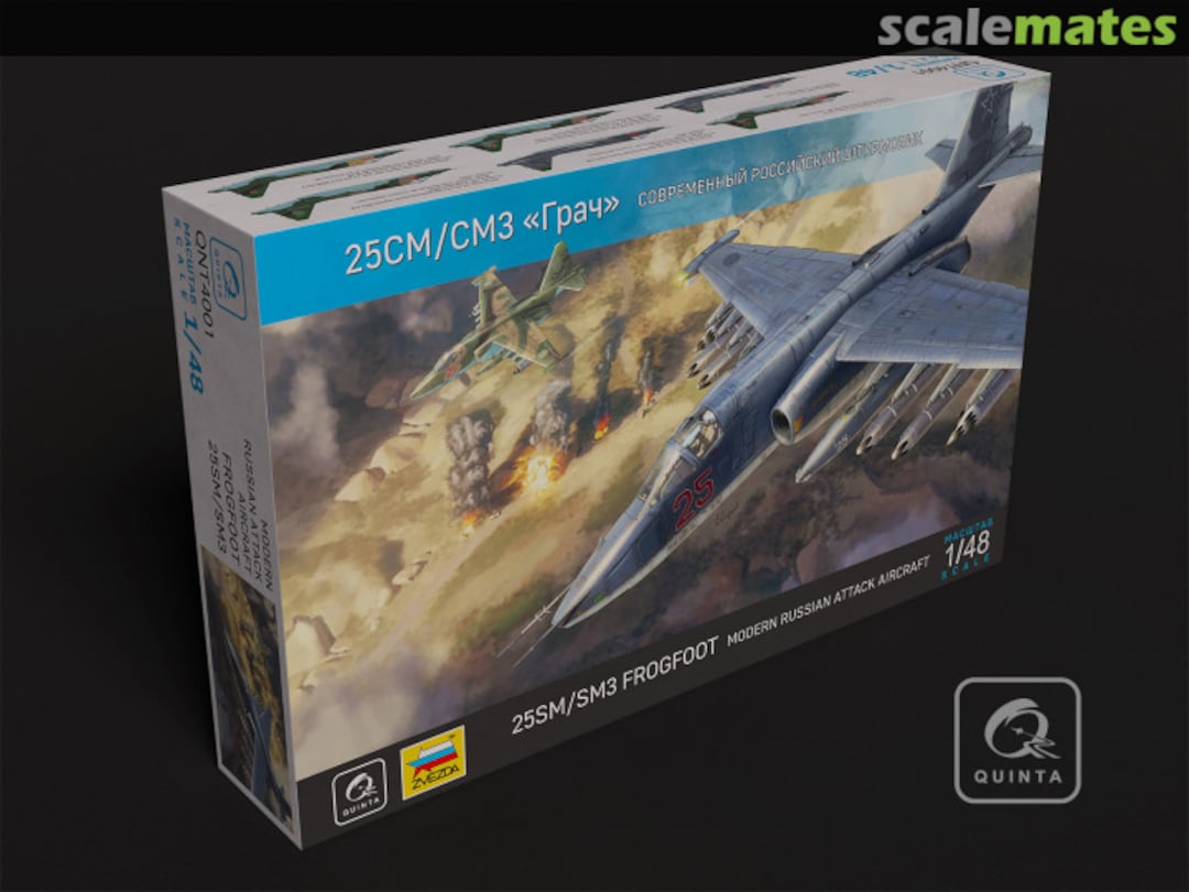 Boxart SU-25SM/SM3 Frogfoot QNT4001 Quinta Studio