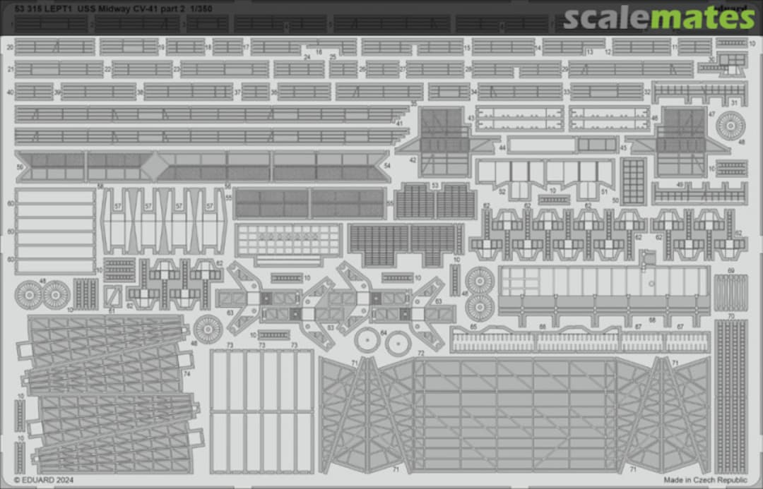 Boxart USS Midway CV-41 Part 2 53315 Eduard