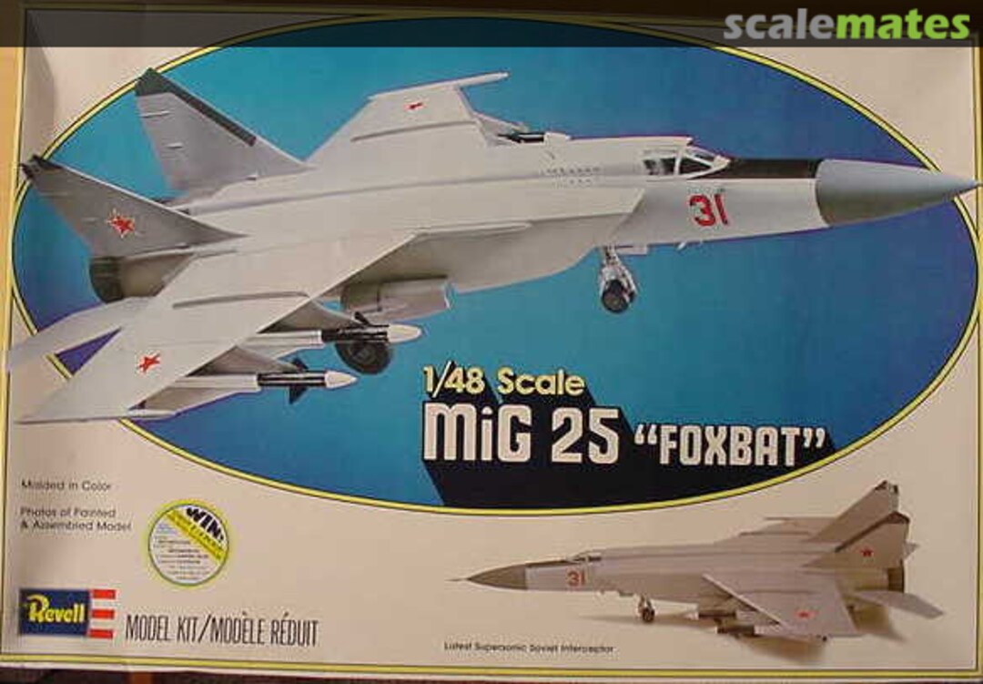 Boxart MiG-25 Foxbat H-290 Revell