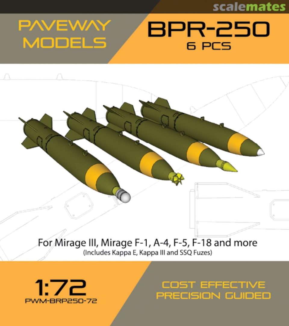 Boxart BRP-250 PWM-BRP250-72 Paveway Models