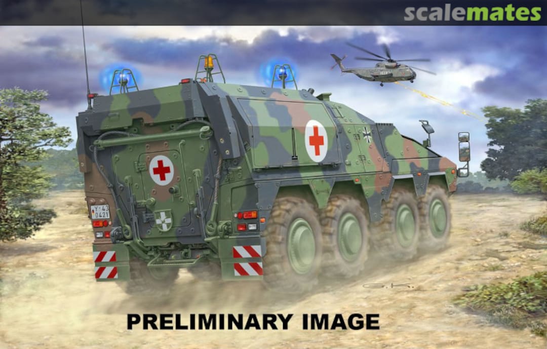 Boxart GTK Boxer sgSanKfz Sanitätskraftwagen Ambulance 63362 Revell