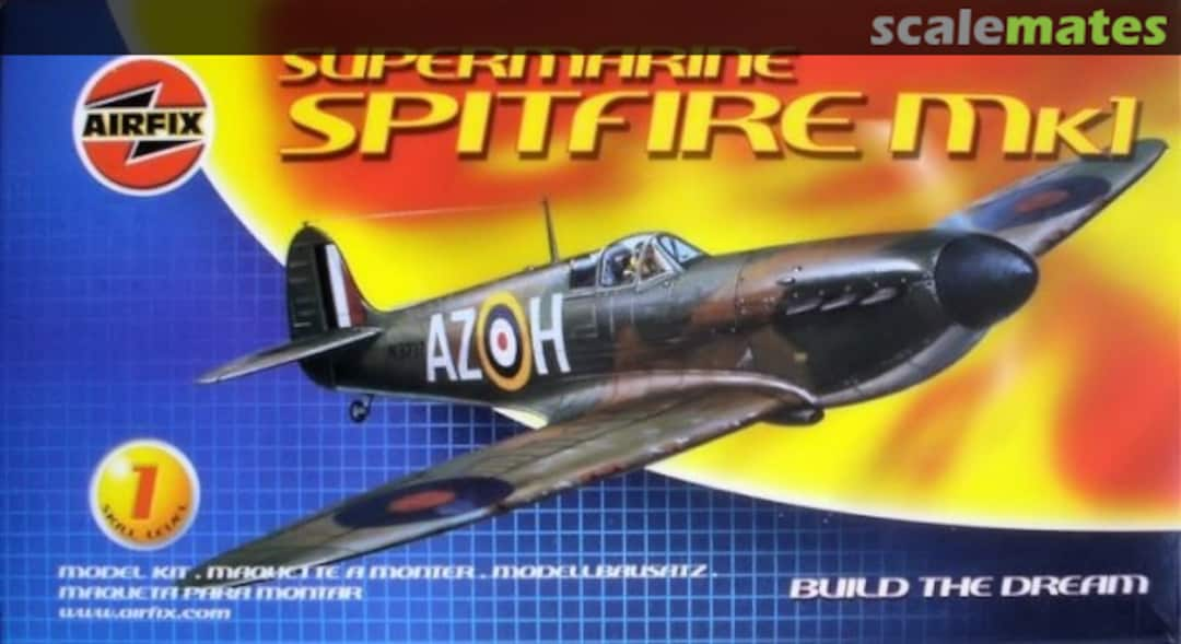 Boxart Supermarine Spitfire Mk1 01071 Airfix