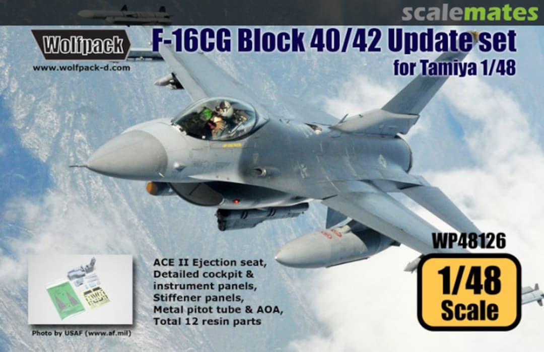 Boxart F-16CG Block 40/42 Update Set WP48126 Wolfpack