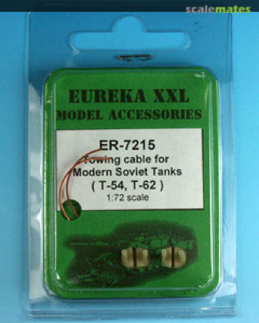 Boxart Set of 2 towing Cables modern Soviet Tanks (T-55, T-62) ER-7215 Eureka XXL