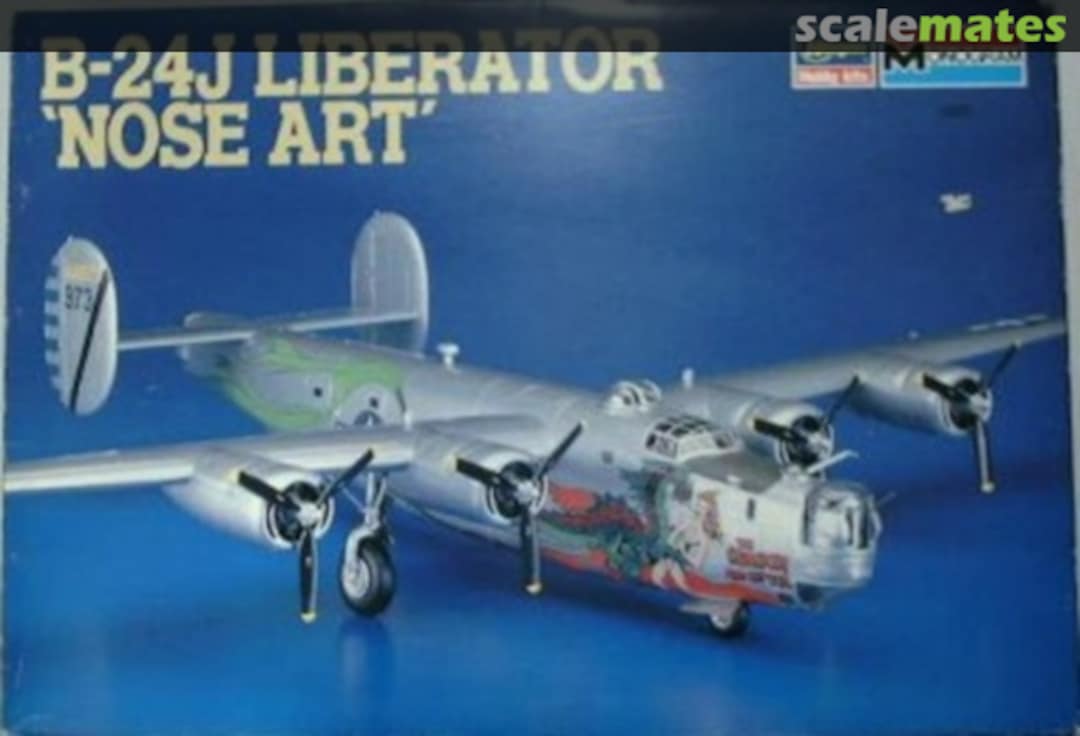 Boxart B-24J Liberator 86027 Hasegawa/Monogram