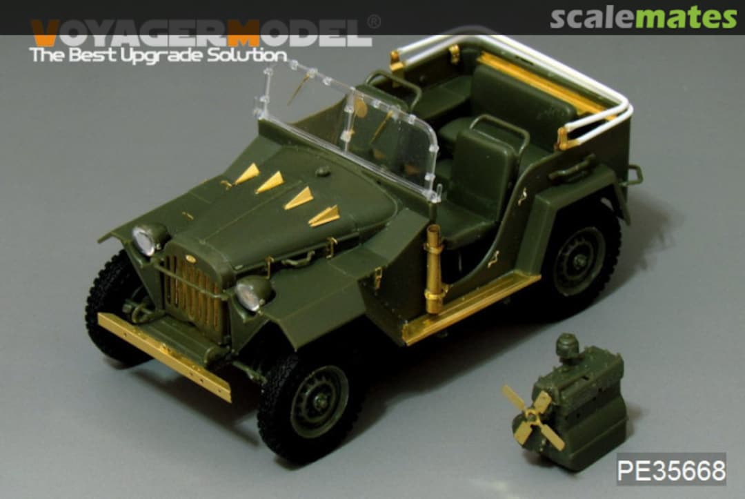 Boxart GAZ-67B Military Vehicle Basic Set PE35668 Voyager Model