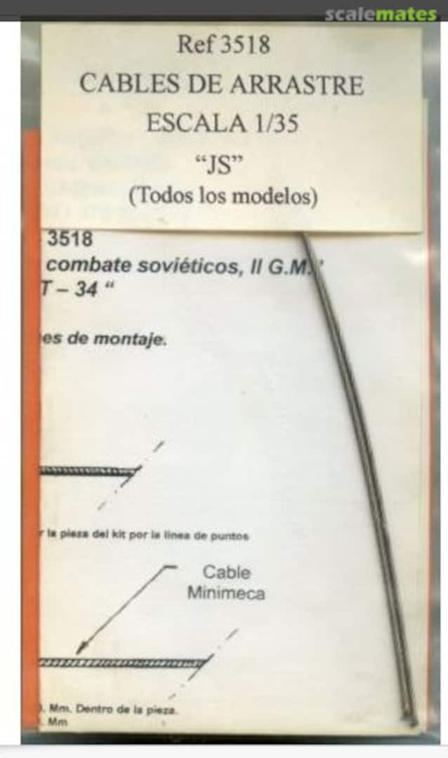 Boxart Cables De Arrastre Escala "JS" 3518 Minimeca Modelismo