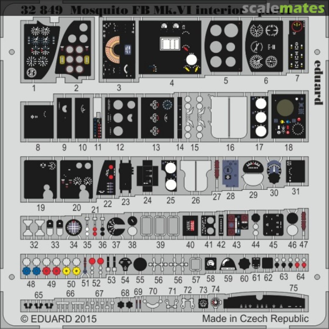 Boxart Mosquito Mk.VI interior 32849 Eduard