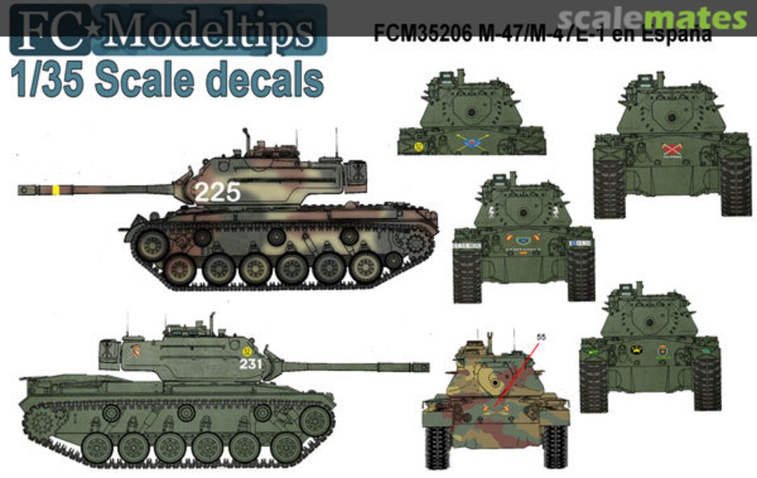 Boxart M-47/M-47E-1 in Spain 35206 FC Modeltips