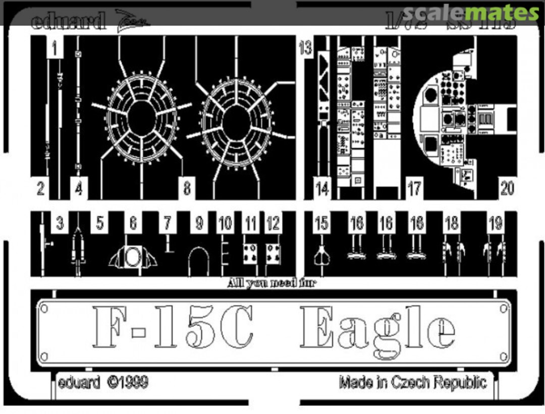 Boxart F-15C SS115 Eduard