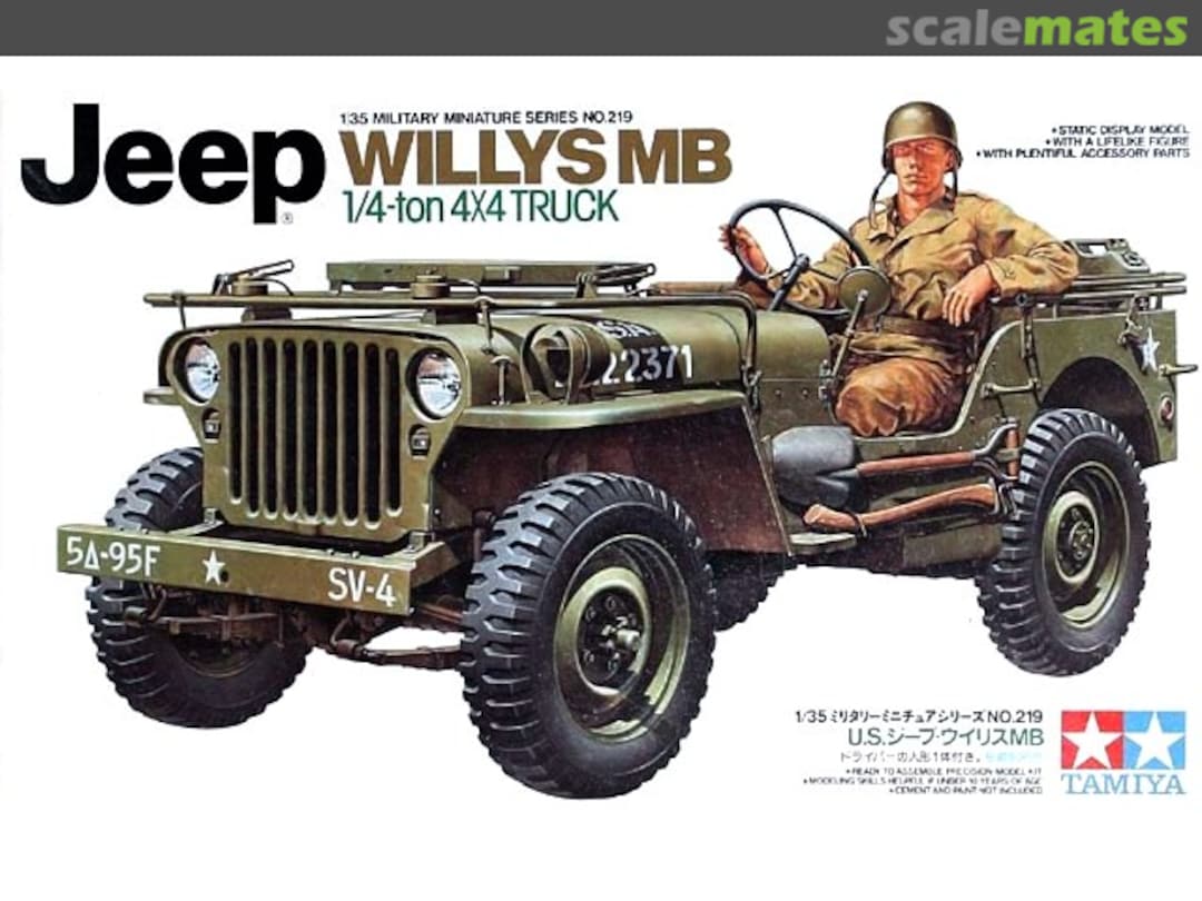 Boxart Jeep Willys MB 35219 Tamiya