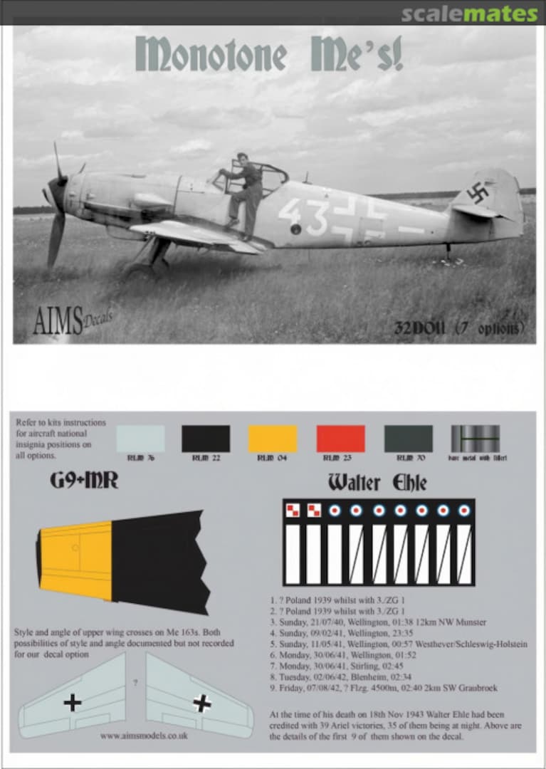 Boxart Monotone Me's! 32D011 AIMS