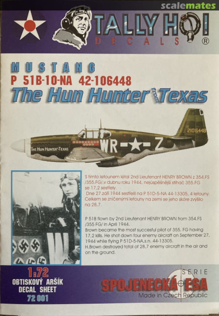 Boxart The Hun Hunter from Texas 72001 Tally Ho! (CZ)