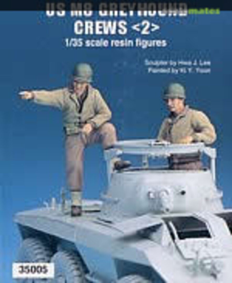 Boxart U.S. M8 Greyhound Crew 35005 Dynasty Scale Models