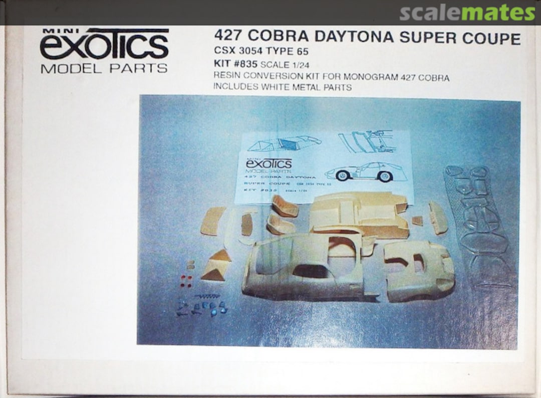 Boxart 427 Cobra Daytona Super Coupe 835 Mini Exotics