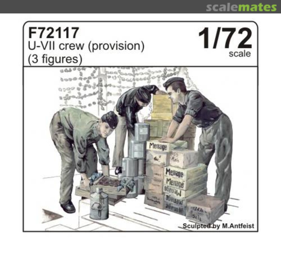 Boxart U-VII crew (provision) (3fig.) F72117 CMK