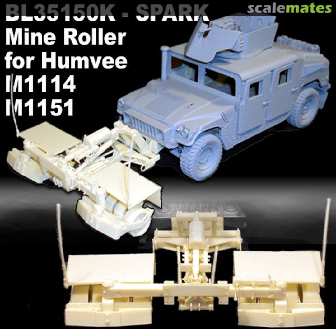 Boxart SPARK Mine Roller for HUMVEE M1114 - M1151 BL35150K Blast Models