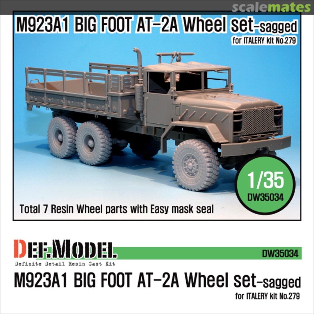 Boxart M923A1 Big Foot AT-2A Wheel Set DW35034 Def.Model