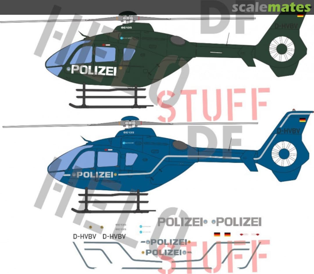 Boxart EC-135 "Pirol Berlin" DF22572 DF HeloStuff