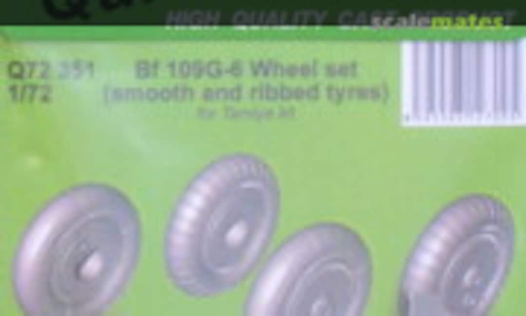 1:72 Bf 109G-6 Wheel Set (Smooth and Ribbed Tyres) (CMK Q72351)