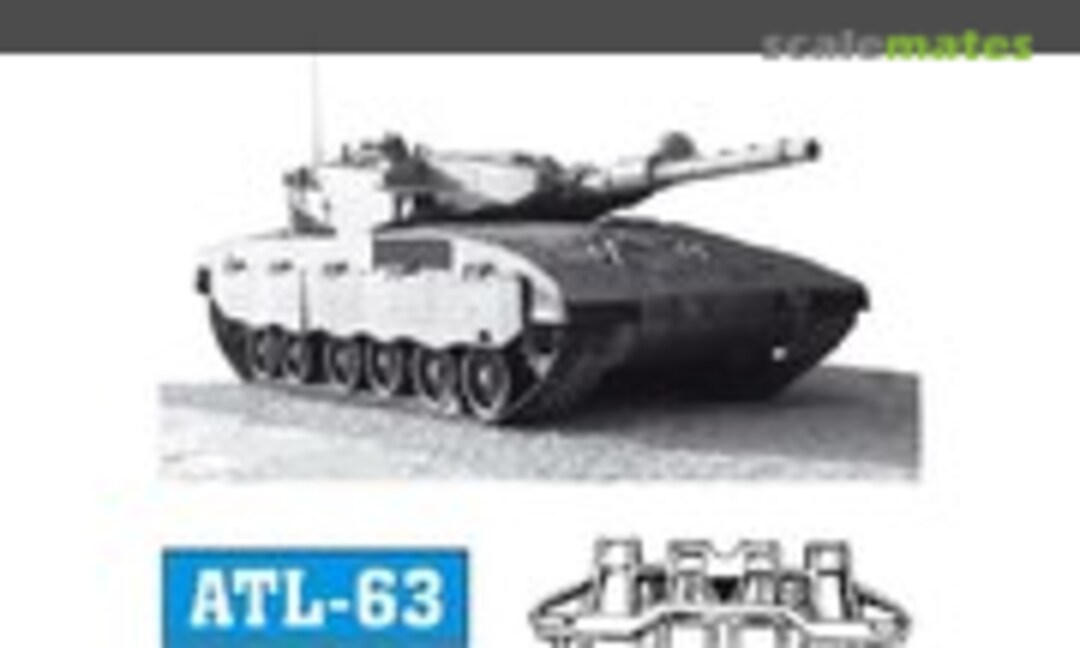 1:35 ATL-63 Merkava Mk.I and II metal tracks (Friulmodel ATL-63)