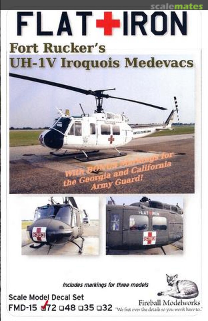 Boxart Bell UH-1V Iroquois FMD72-15 Fireball Modelworks