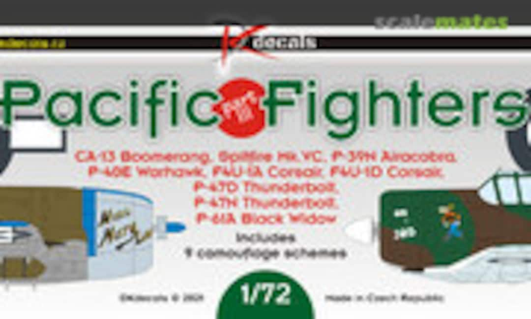 1:72 Pacific Fighters Part III (DK Decals 72098)