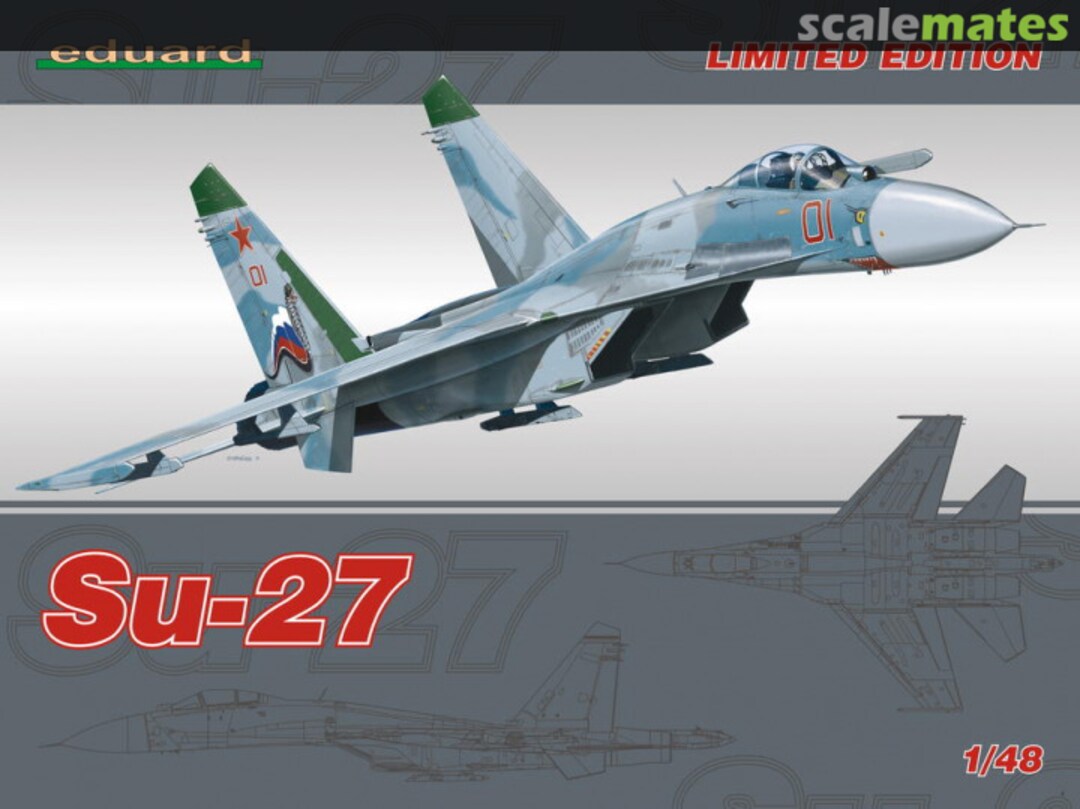 Boxart Su-27 1167 Eduard