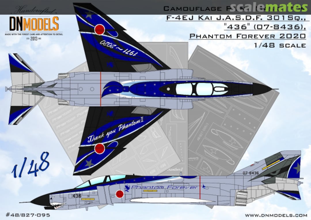 Boxart Phantom Forever 2020 F-4EJ Demo Scheme Paint Mask set 48/827-095 DN Models