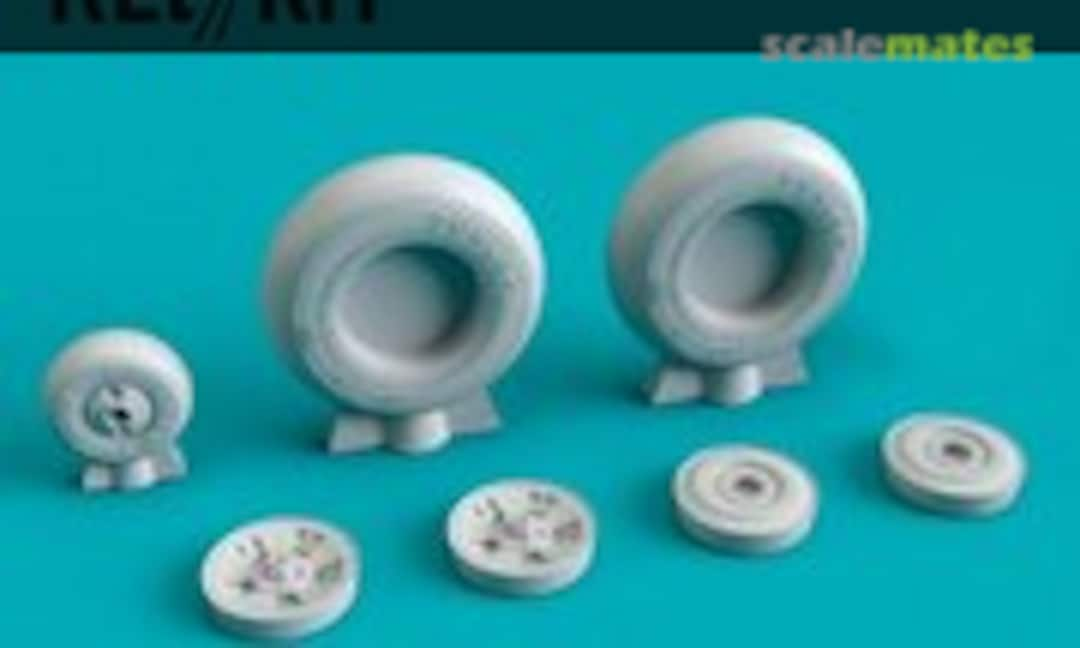 1:72 Hawker Hurricane - wheels set early (ResKit RS72-0287)