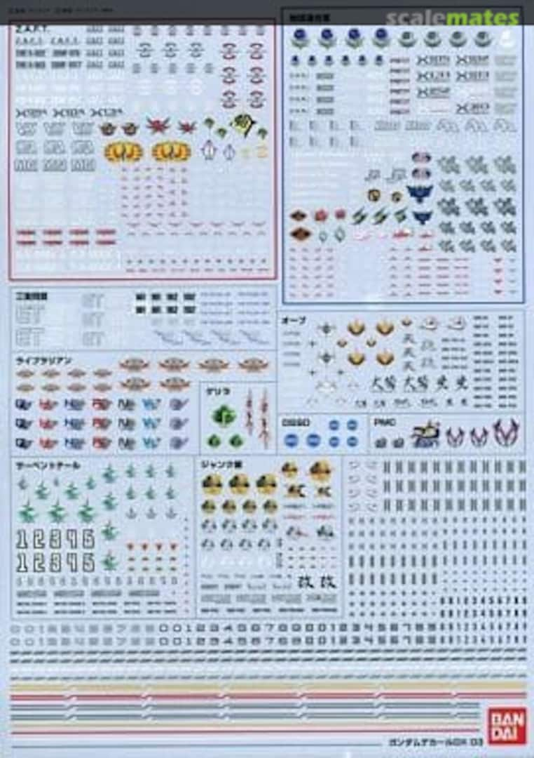 Boxart Decal Set for MS (Gundam Seed / Seed Astray) 2196492 Bandai