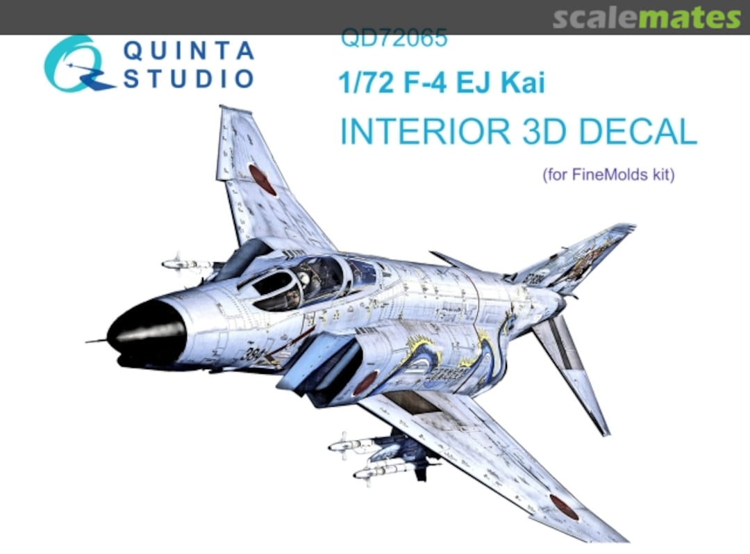 Boxart F-4EJ KAI interior 3D decals QD72065 Quinta Studio